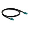 Delock - HF-Kabel - Mini FAKRA Z Steckverbinder weiblich zu Mini FAKRA Z Steckverbinder weiblich - 1 m - RAL 5021, Wasserblau