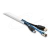 Delock - Kabelkanal - self-adhesive with sliding cover - 1 m - weiß (Packung mit 5)