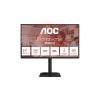 AOC Q27E4U - LED-Monitor - 68.6 cm (27") - 2560 x 1440 QHD @ 120 Hz - IPS - 250 cd / m² - 1500:1 - 4 ms - HDMI, DisplayPort - Lautsprecher - Schwarz