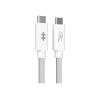 Hyper HyperDrive Next - USB-Kabel - 24 pin USB-C (M) zu 24 pin USB-C (M) - USB4 - 1.2 m - weiß