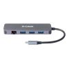 D-Link DUB-2334 - Dockingstation - USB-C - HDMI - 1GbE