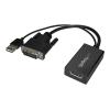 StarTech.com DVI auf DisplayPort Adapter mit USB Power - DVI-D zu DP Video Adapter - DVI zu DisplayPort Konverter - 1920 x 1200 - Videoadapter - Dual Link - DVI-D (M) zu DisplayPort (W) - USB-Strom