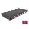 Delock 19 Zoll LWL Spleißbox 6 x LC Duplex OM4 1HE