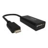 USB-C-zu-DisplayPort-Adapter - wird in USB-C eingesteckt und hat eine vollwertige DP-Buchse - maximale Auflösung 8k 60 Hz - USB-C 3.2 (m) zu DP (f) - Treiber im Adapter integriert - schwarz