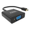 Mini DisplayPort auf VGA-Adapter - maximale Auflösung 1920 x 1080 - wandelt VGA nicht in DP um - Hotplug - mDP (m) auf VGA (f) - Außendurchmesser 5,5 mm - 32 awg - Gesamtlänge 220 mm - schwarz