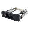 StarTech.com SATA Wechselrahmen 5,25 Zoll trägerlos - Mobiles Festplatten Speicher Rack für 8,9cm (3,5) Hot Swap HDD in Schwarz - Mobiles Speicher-Rack - 3.5" (8.9 cm) - Schwarz - für P / N: 25SAT35HDD, 25SATSAS35HD