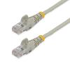 StarTech.com Cat5e Patchkabel mit Snagless RJ45 Anschluss - Netzwerkkabel 5m - Grau - Patch-Kabel - RJ-45 (M) zu RJ-45 (M) - 5 m - UTP - CAT 5e - ohne Haken - Grau