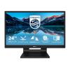 Philips B Line 242B9TL - LED-Monitor - 60.5 cm (24") - Touchscreen - 1920 x 1080 Full HD (1080p) @ 60 Hz - IPS - 250 cd / m² - 1000:1 - 5 ms - HDMI, DVI-D, VGA, DisplayPort - Lautsprecher - Black Texture
