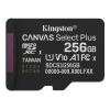 Kingston Canvas Select Plus - Flash-Speicherkarte - 256 GB - A1 / Video Class V10 / UHS-I U1 / Class10 - microSDXC UHS-I