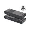 Startech - Dockingstation - für Laptop - USB4 / Thunderbolt 4 / Thunderbolt 5 - 2 x DP, 2 x HDMI - 1GbE, 2.5GbE - 140 watt - TAA-konform - Europa, Großbritannien