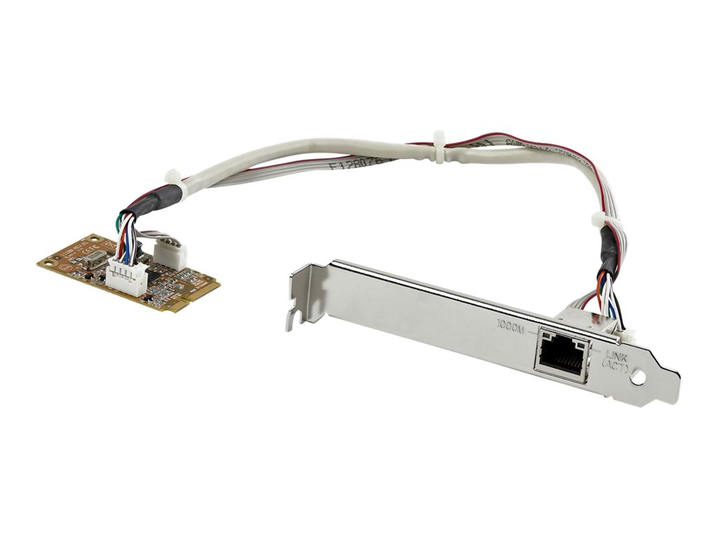 StarTech.com Mini PCI Express Gigabit Ethernet Netzwerkkarte - mini PCIe NIC Lan Adapter Karte - Netzwerkadapter - PCIe Mini Card - Gigabit Ethernet