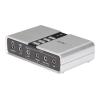 StarTech.com USB 2.0 Soundbox 7.1 Adapter - externe USB Soundkarte mit SPDIF Didital Audio - External Soundcard mit 8x 3,5mm Buchse - Soundkarte - 48 kHz - 7.1 - USB 2.0 - für P / N: MU15MMS, MU6MMS