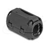 Delock - Ferritleiste - für Rundkabel bis 13 mm - Schwarz (Packung mit 2)