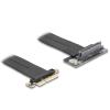 Delock Riser Karte PCI Express 3.0 x4 Stecker zu U.2 SFF-8639 SSD Slot 90 grad gewinkelt mit Kabel 30 cm