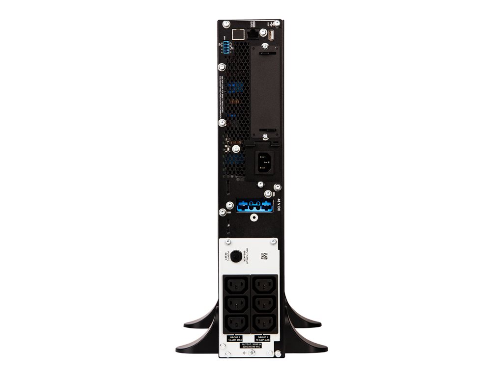 APC Smart-UPS SRT 1000VA - USV (in Rack montierbar / extern) - Wechselstrom 230 V - 1000 watt - 1000 VA - RS-232, USB - Ausgangsanschlüsse: 6 - PFC - Schwarz