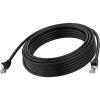 RJ45 (m) zu RJ45 (m) - STP geschirmtes Twisted-Pair - CAT 6a - 10 Gbps - 24 AWG - mit Knickschutz - 3 m - schwarz