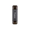 Transcend ESD310C - SSD - 1 TB - extern (tragbar) - USB 3.2 Gen 2x1 (USB-C Steckverbinder) - Schwarz