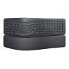 Logitech ERGO K860 - Tastatur - kabellos - 2.4 GHz, Bluetooth 5.0 - QWERTZ - Deutsch