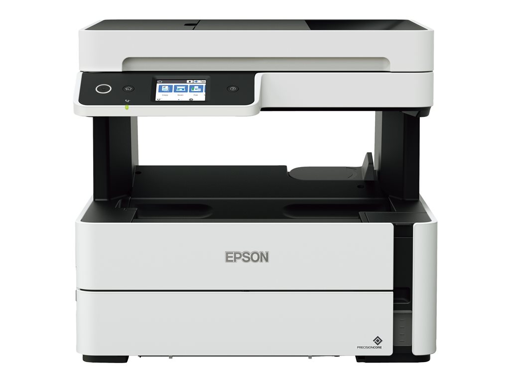 Epson EcoTank ET-M3180 - Multifunktionsdrucker - s / w - Tintenstrahl - ITS - A4 / Legal (Medien) - bis zu 15.4 Seiten / Min. (Drucken) - 250 Blatt - 33.6 Kbps - USB 2.0, LAN, Wi-Fi(n)