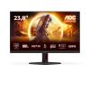 AOC Gaming Q24G4RE - 24 Zoll Quad HD Monitor, 180 Hz, 1 ms, G-Sync comp., HDR10 (2560x1440, 2x HDMI 2.0, 1x DisplayPort 1.4) schwarz-rot