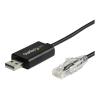StarTech.com 1,8 m Cisco Console Cable - Rollover Kabel - USB auf RJ45 - Kabel seriell - USB (M) zu RJ-45 (M) - 1.8 m - USB 2.0 - Schwarz