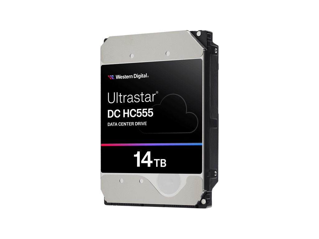 WD Ultrastar DC HC555 - Festplatte - Datencenter - 14 TB - intern - 3.5" (8.9 cm) - SAS 12Gb / s - 7200 rpm - Puffer: 512 MB