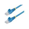 StarTech.com Cat5e Patchkabel mit Snagless RJ45 Anschluss - Netzwerkkabel 5m - Blau - Patch-Kabel - RJ-45 (M) zu RJ-45 (M) - 5 m - UTP - CAT 5e - ohne Haken - Blau
