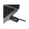 Compulocks Ledge Lock Adapter for MacBook Pro 14" M1, M2 & M3 with Combination Cable - Sicherheitsschlossadapter - mit Kombinationsschloss - für Apple MacBook Pro 14.2 in (M1, M2, M3)