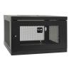 Eaton Tripp Lite Series 6U Wall Mount Rack Enclosure Cabinet Knock Down w / Doors & Sides - Schrank Netzwerkschrank - geeignet für Wandmontage - Schwarz - 6U - 48.3 cm (19")