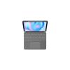 Logitech Combo Touch - Tastatur und Foliohülle - mit Trackpad - hintergrundbeleuchtet - Apple Smart connector - AZERTY - Französisch - Oxford Gray - für Apple 13-inch iPad Air (M2, M3)