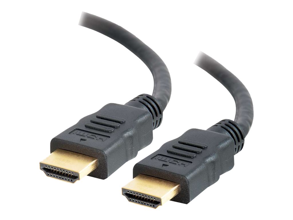 C2G 15ft 4K HDMI Cable with Ethernet - High Speed HDMI Cable - M / M - HDMI-Kabel mit Ethernet - HDMI männlich zu HDMI männlich - 4.57 m - abgeschirmt - Schwarz