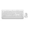 Logitech Signature MK650 Combo for Business - Tastatur-und-Maus-Set - kabellos - Bluetooth LE - QWERTZ - Tschechisch - Off-White