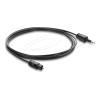 Delock - Digitales Audio-Kabel (optisch) - Mini-TOSLINK männlich zu TOSLINK weiblich - 1.5 m - Glasfaser - Schwarz