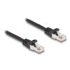 Delock - Netzwerkkabel - RJ-50 (M) zu RJ-50 (M) - 50 cm - S / FTP - ohne Haken - Schwarz