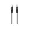 HyperJuice - USB-Kabel - 24 pin USB-C (M) zu 24 pin USB-C (M) - USB 2.0 - 1.5 m - USB Power Delivery (60W), Baureihe mit erweitertem Leistungsbereich (EPR - Schwarz