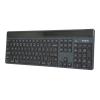Targus EcoSmart - Tastatur - nachhaltige Energiegewinnung - antimicrobial - hintergrundbeleuchtet - kabellos - Bluetooth 5.0 - QWERTY - GB - Tastenschalter: Scissor-Key - Schwarz - nachhaltige Verpackung
