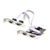 4-Port Serial PCIe Card, RS232 / 422 / 485