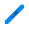 Brother TC591 - 9 mm x Schwarz auf Blau - laminiertes Band - für P-Touch PT-2000, PT-3000, PT-500, PT-5000, PT-8E