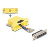 M12 Kabel L-kodiert 5 Pin Stecker gerade zu, 3 m, Verbindung