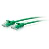 C2G 1ft (0.3m) Cat6a Snagless Unshielded (UTP) Slim Ethernet Network Patch Cable - Green - Patch-Kabel - RJ-45 (M) zu RJ-45 (M) - 30 cm - 4.8 mm - UTP - CAT 6a - ohne Haken, geformt - grün