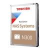 Toshiba N300 NAS HDWG51GUZSVA - Festplatte - 16 TB - intern - 3.5" (8.9 cm) - SATA 6Gb / s - 7200 rpm - Puffer: 512 MB