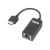 Lenovo ThinkPad Ethernet Extension Adapter Gen 2 - Netzwerkadapterkabel - RJ-45 (W) zu Lenovo Ethernet-Erweiterungsstecker (M) - für ThinkCentre M75t Gen 2, ThinkPad L13 Yoga Gen 2, P14s Gen 2, T14s Gen 2, X13 Gen 2