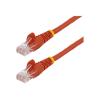 1m Red Snagless UTP Cat5e Patch Cable