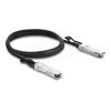 Delock - 40GBase Direktanschlusskabel - QSFP+ (M) zu QSFP+ (M) - 3 m - 4.5 mm - twinaxial - IEEE 802.3ba - passiv - Schwarz