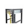 StarTech.com 1 HE Rack Kabelführung / Kabelmanagement D-Ring - 4,5x10cm - Kabelmanagementring - Schwarz - 1U - für P / N: RACK-18U-20-WALL-OA, RACK-21U-20-WALL-OA, RACK-24U-20-WALL-OA, RK3236BKF, RKQMCAB12V2