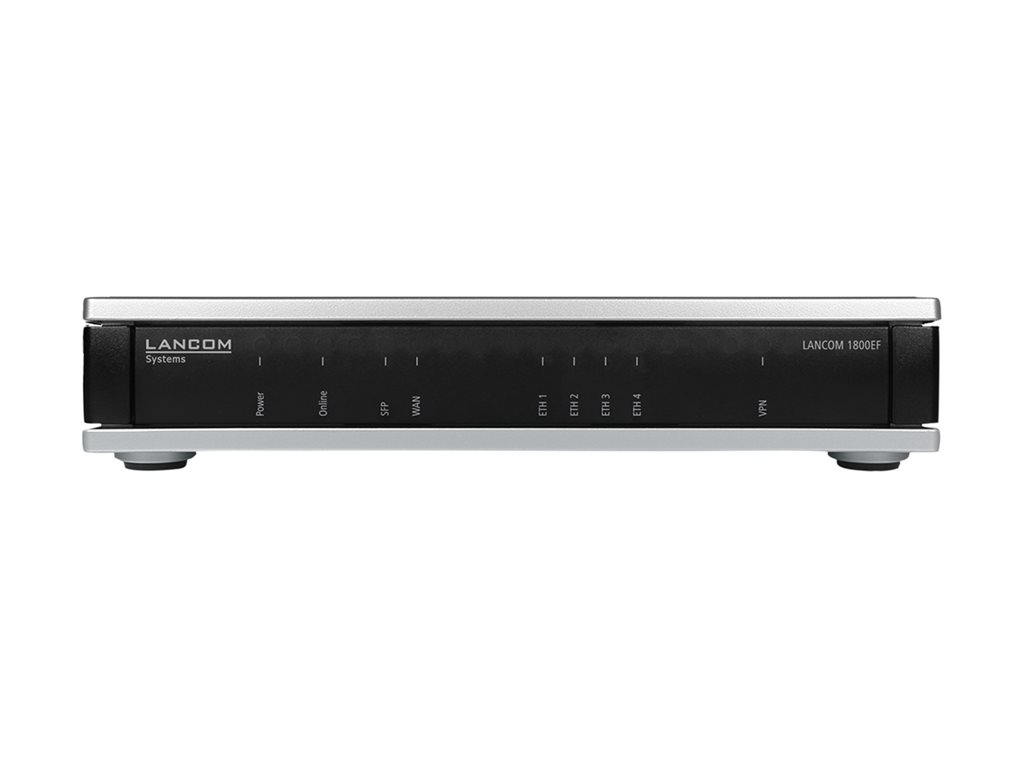LANCOM 1800EF - Router 4-Port-Switch - 1GbE - für LANCOM SFP-AON-1, SFP-GPON-1, SFP-LX-LC1, SFP-SX-LC1
