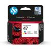 HP 47 - 14 ml - Farbe (Cyan, Magenta, Gelb) - original - Tintenpatrone