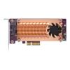 QNAP QM2-2S-220A - Speicher-Controller - SATA - Low-Profile - PCIe 2.0 x2 - für QNAP TS-1232, 1277, 253, 453, 473, 677, 832, 853, 877, 977, TVS-2472, 473, 673, 872, 873