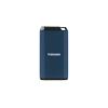 Transcend ESD410C - SSD - verschlüsselt - 4 TB - extern (tragbar) - USB (USB-C Steckverbinder) - 256-Bit-AES - dunkelblau