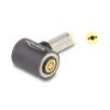 Delock - Adapter für Power Connector - Gleichstromstecker 5,5 x 1,7 mm (M) zu 8-poliger Steckverbinder magnetisch - 20 V - 3 A - Anthrazit